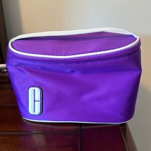 Clinique Zip Top Cosmetics Case in Purple